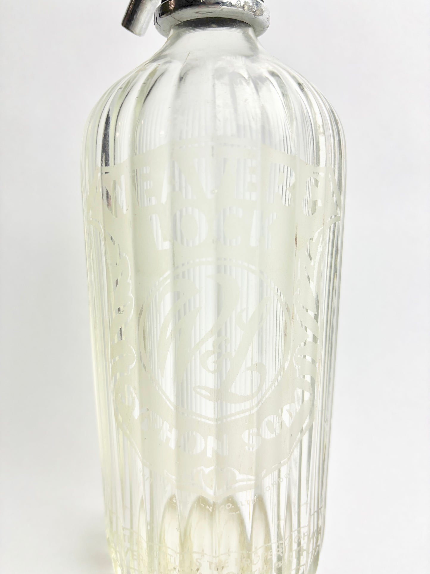 Weaver & Lock Soda Syphon Bottle