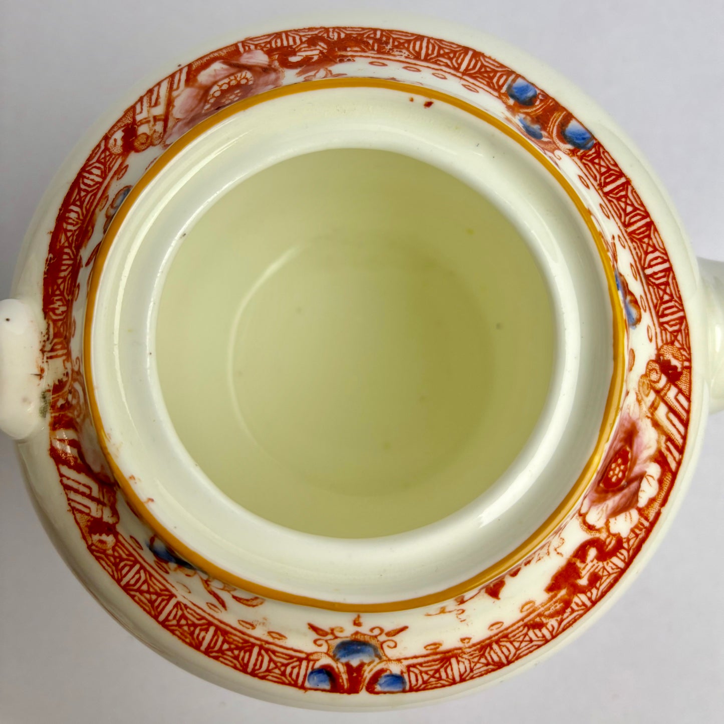 Rare Georgian Hilditch & Sons Chinoiserie 33 piece porcelain tea set