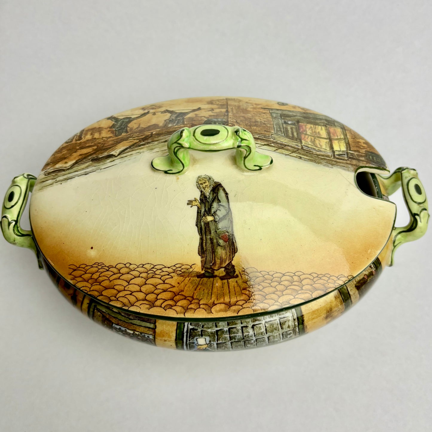 Royal Doulton Dickens Ware Tureen Mr Micawber Mr Pickwick D2993