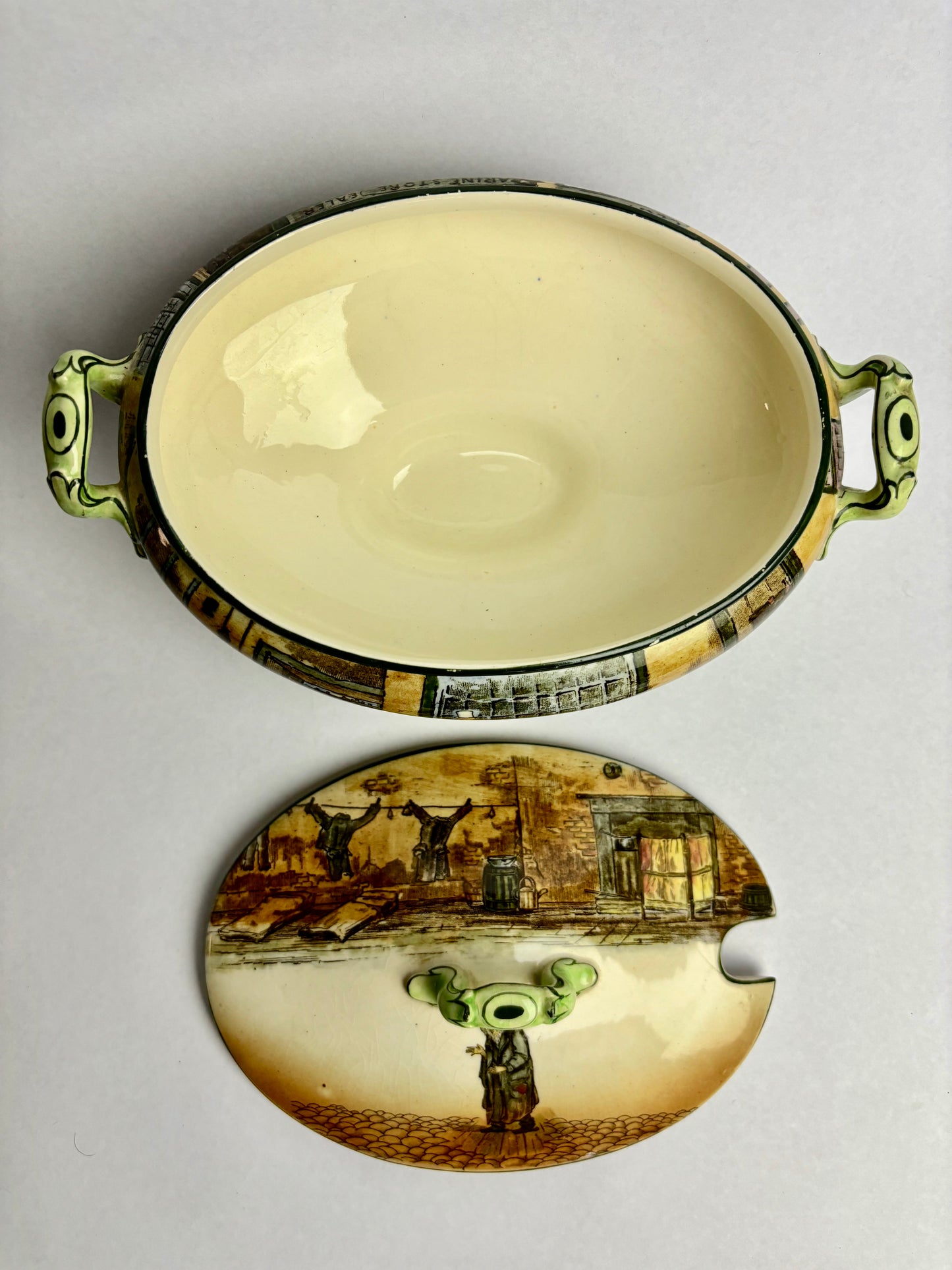 Royal Doulton Dickens Ware Tureen Mr Micawber Mr Pickwick D2993