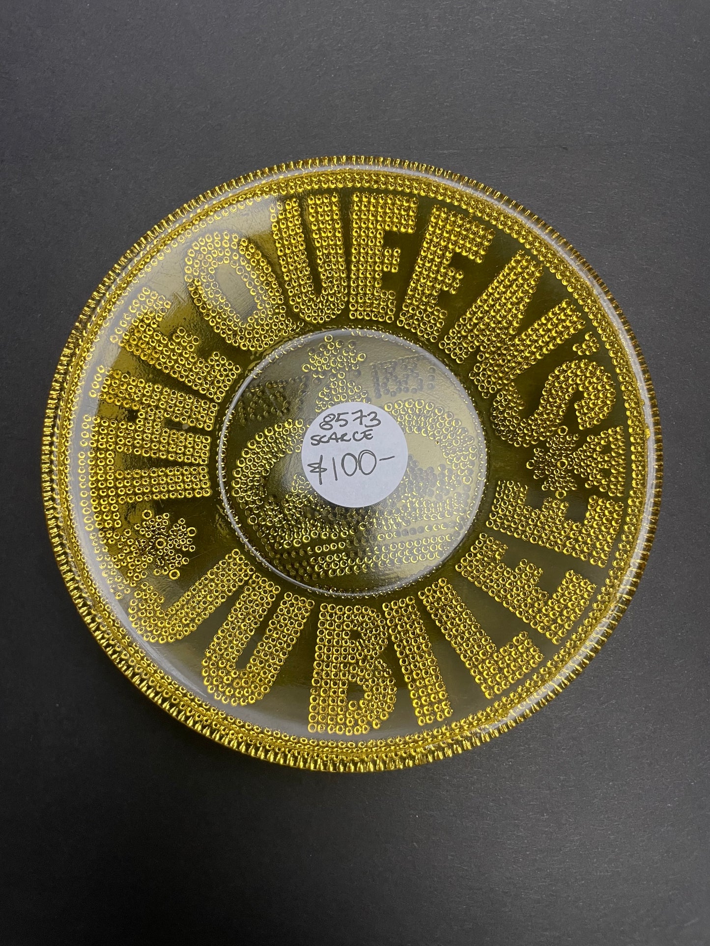 Queens Jubilee Small Glass dish, scarce