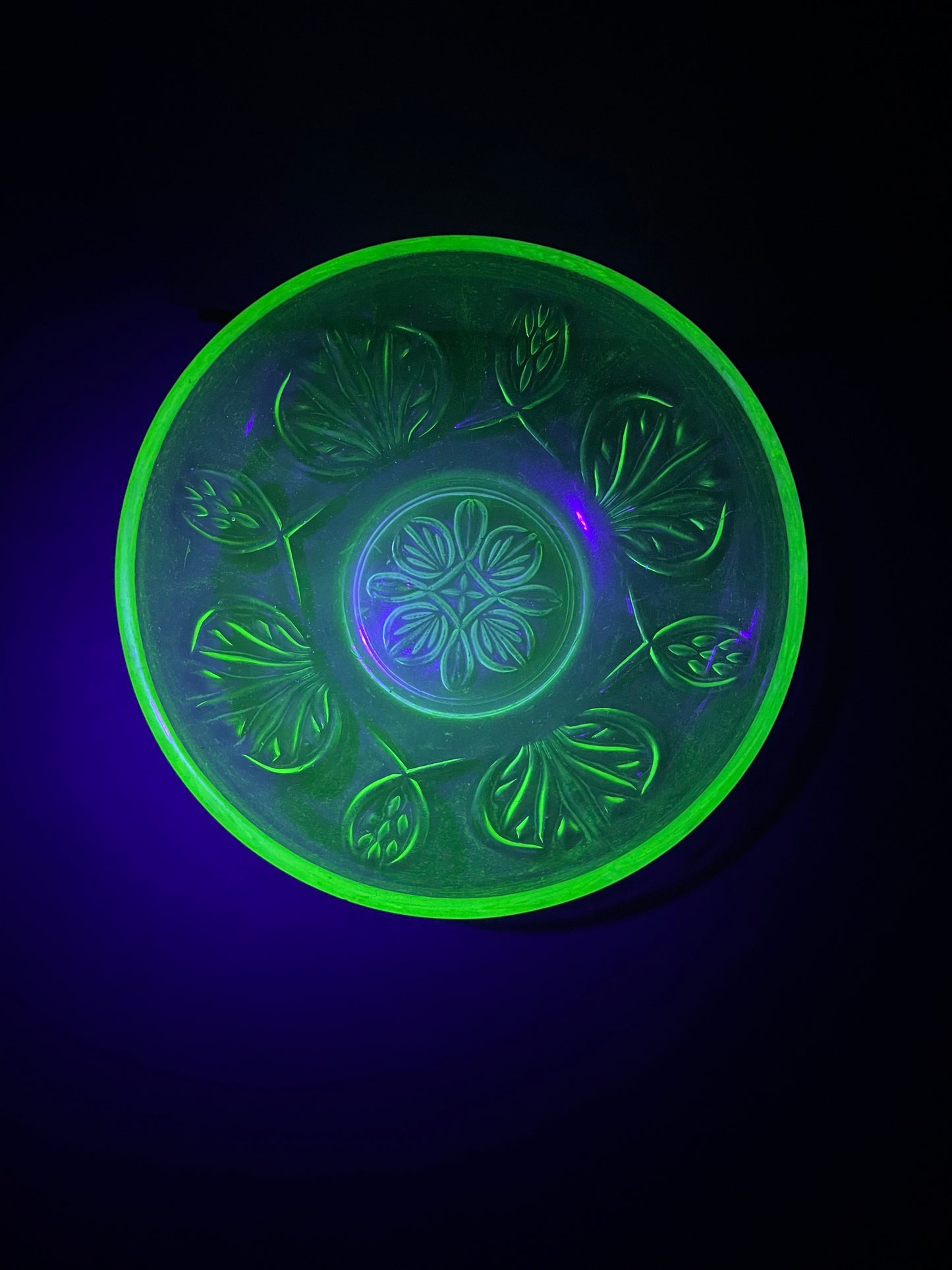 Uranium Glass Bowl