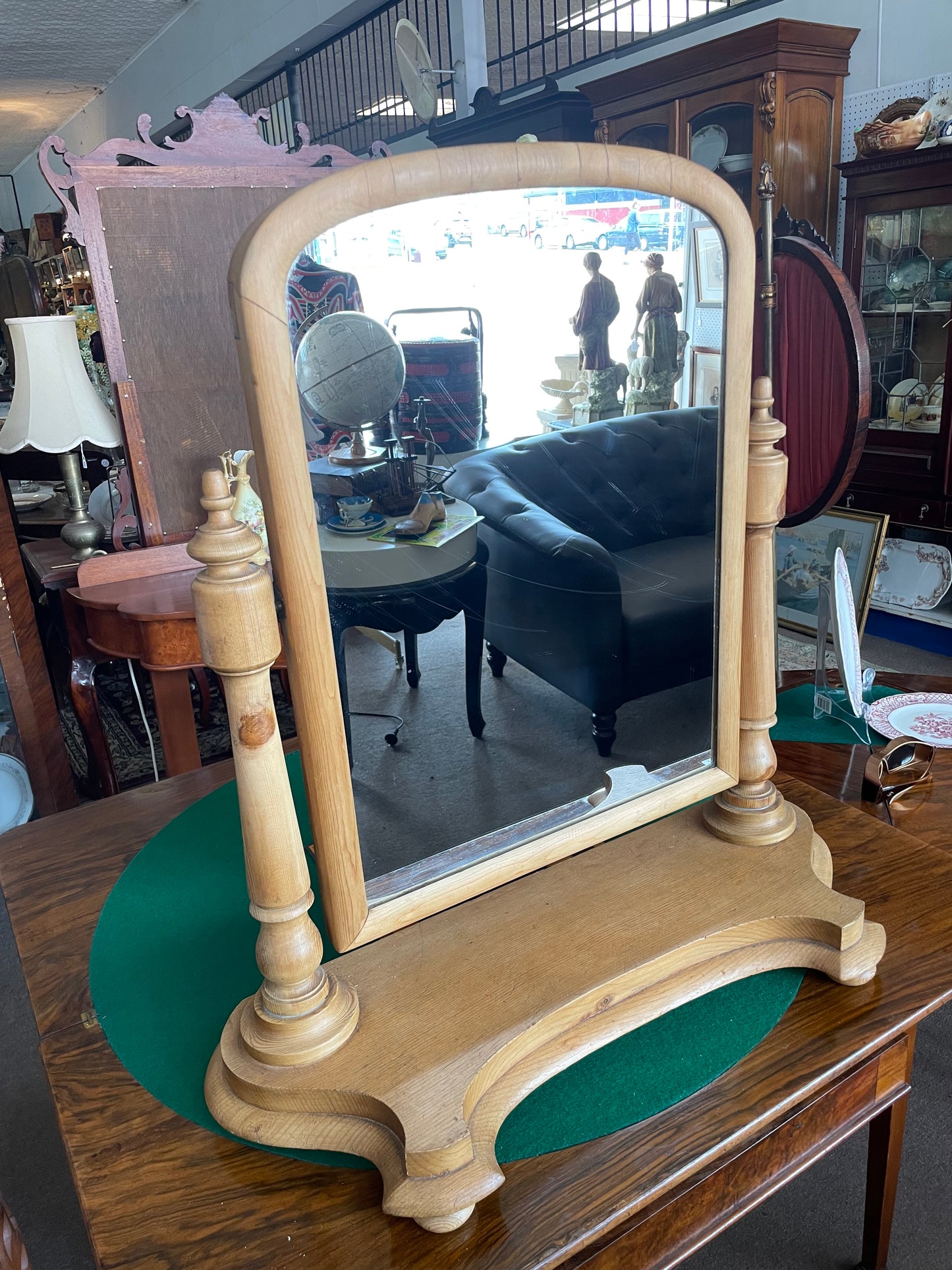 Colonial Pine Bathroom Mirror