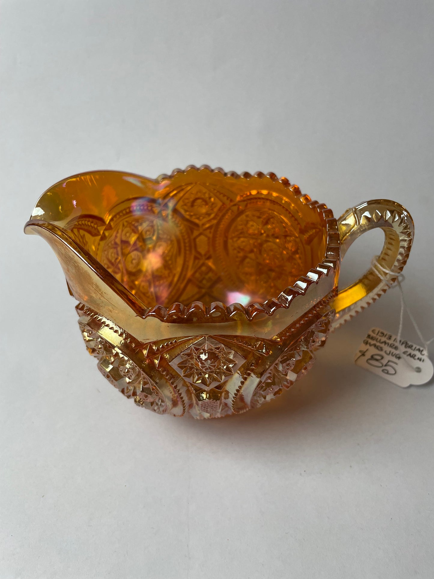 Imperial Bellaire Carnival Glass Jug, circa 1913
