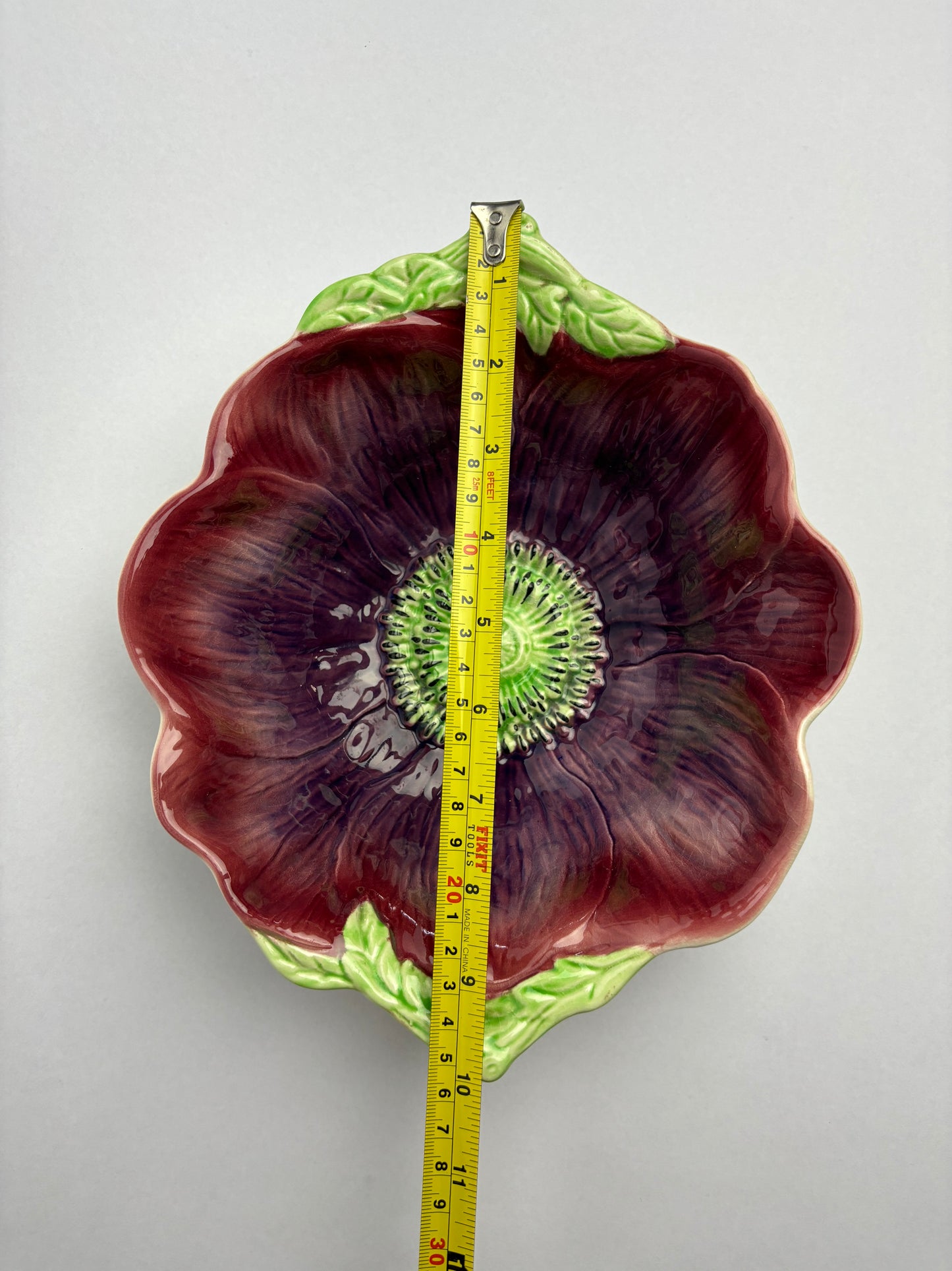 Anemone Majolica Bowl by Shorter & Son