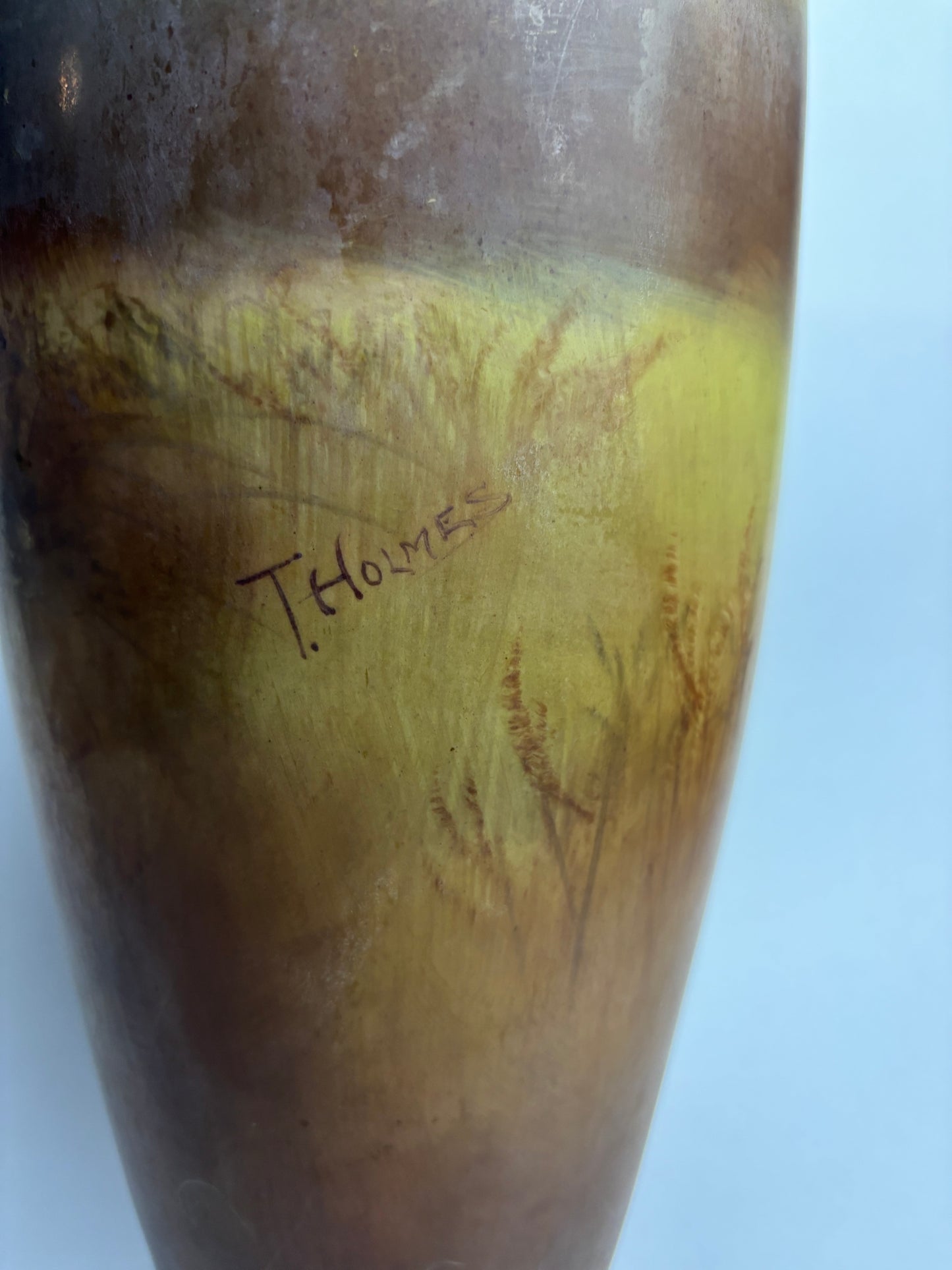 Pair of Hand-painted Winton Vases with Pheasants