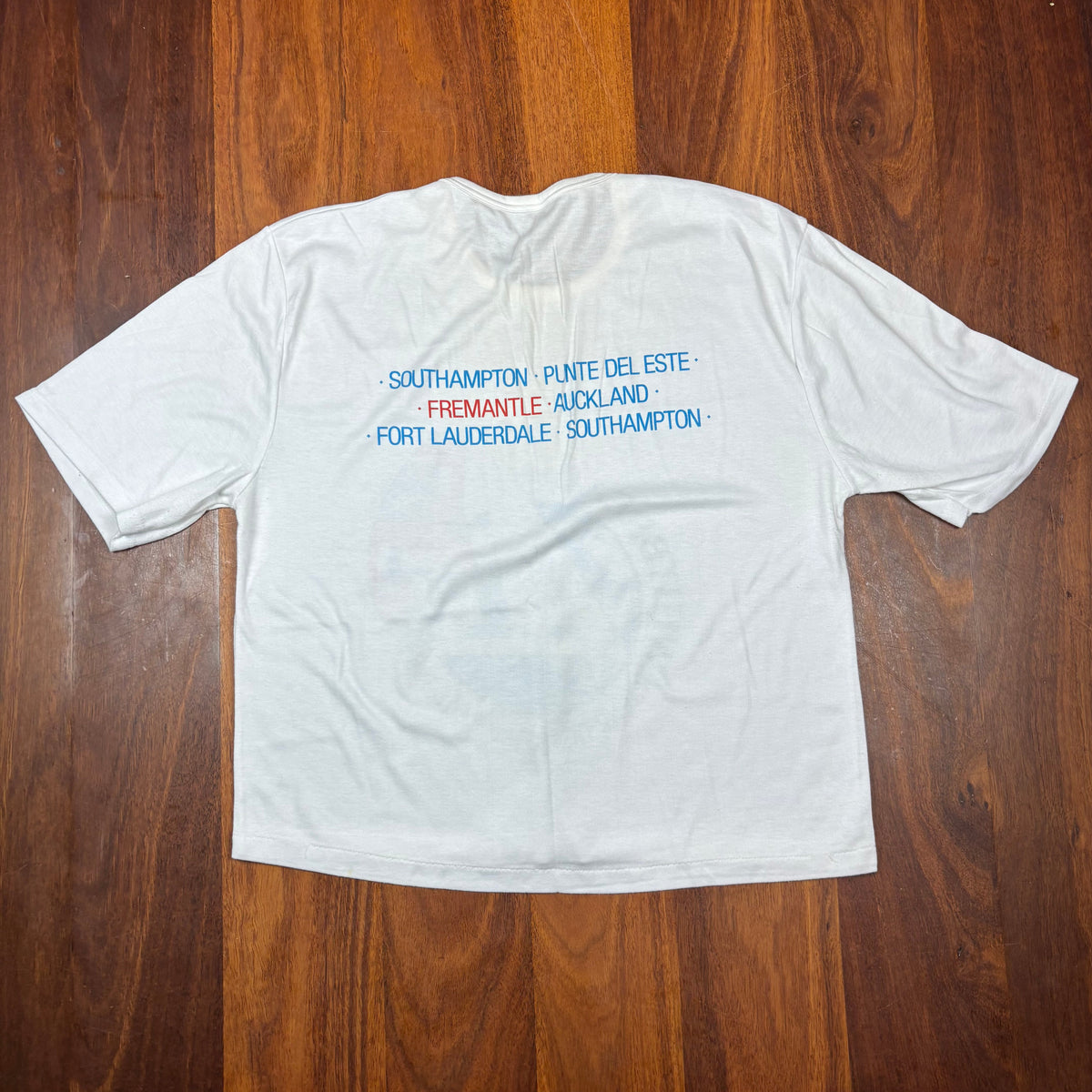 Vintage Whitbread Round the World Race 1989 T-Shirt back