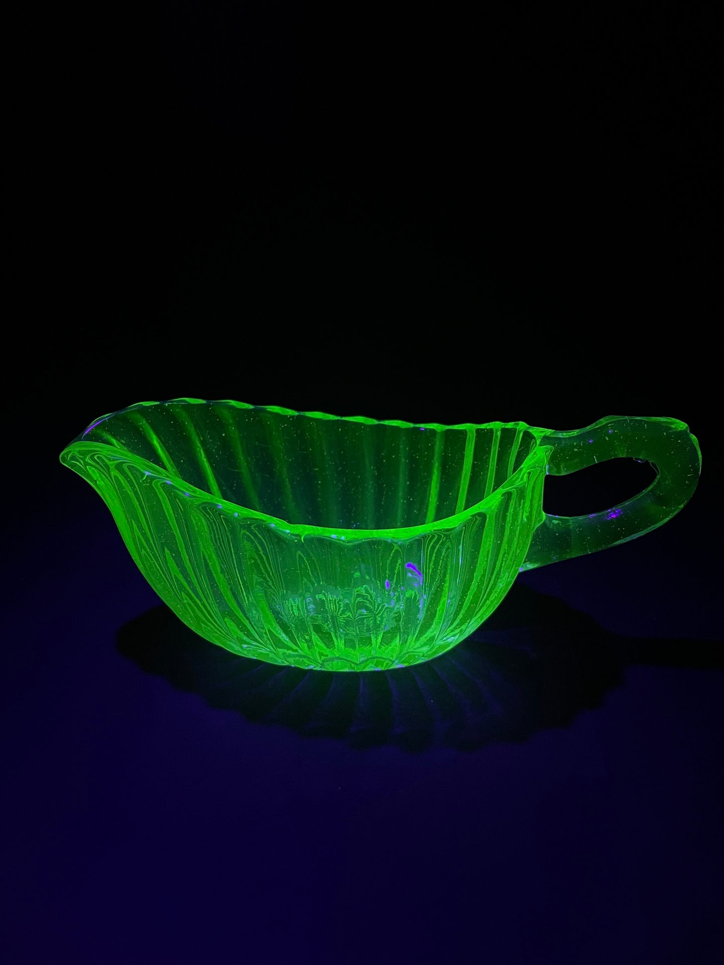 Small Uranium Glass Jug