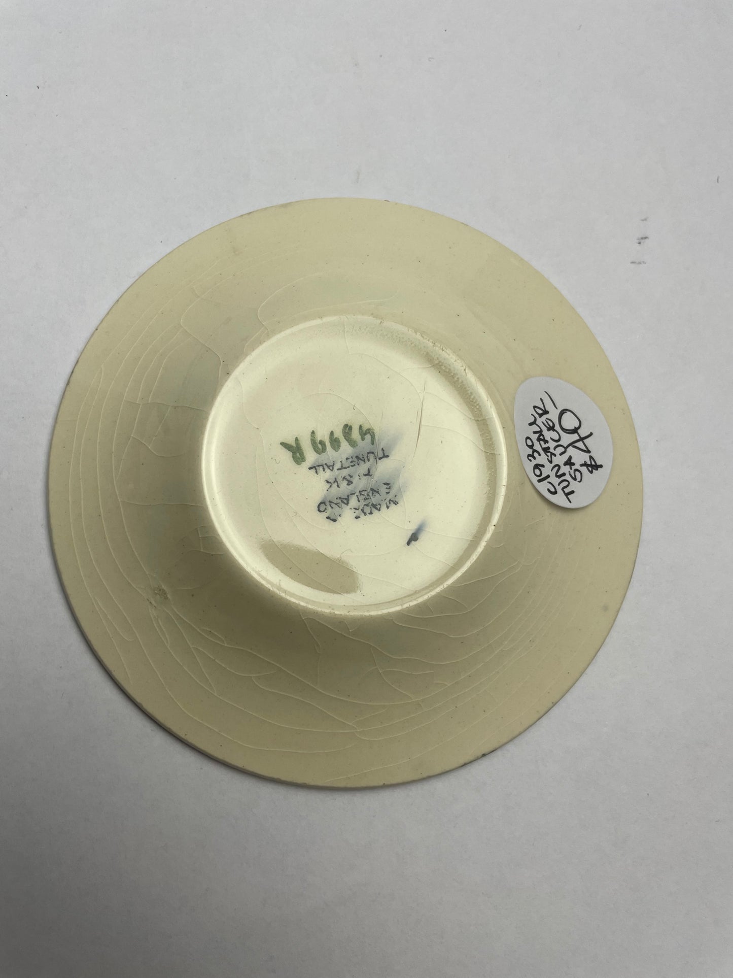 HK Tunstall Viola Saucer c1930