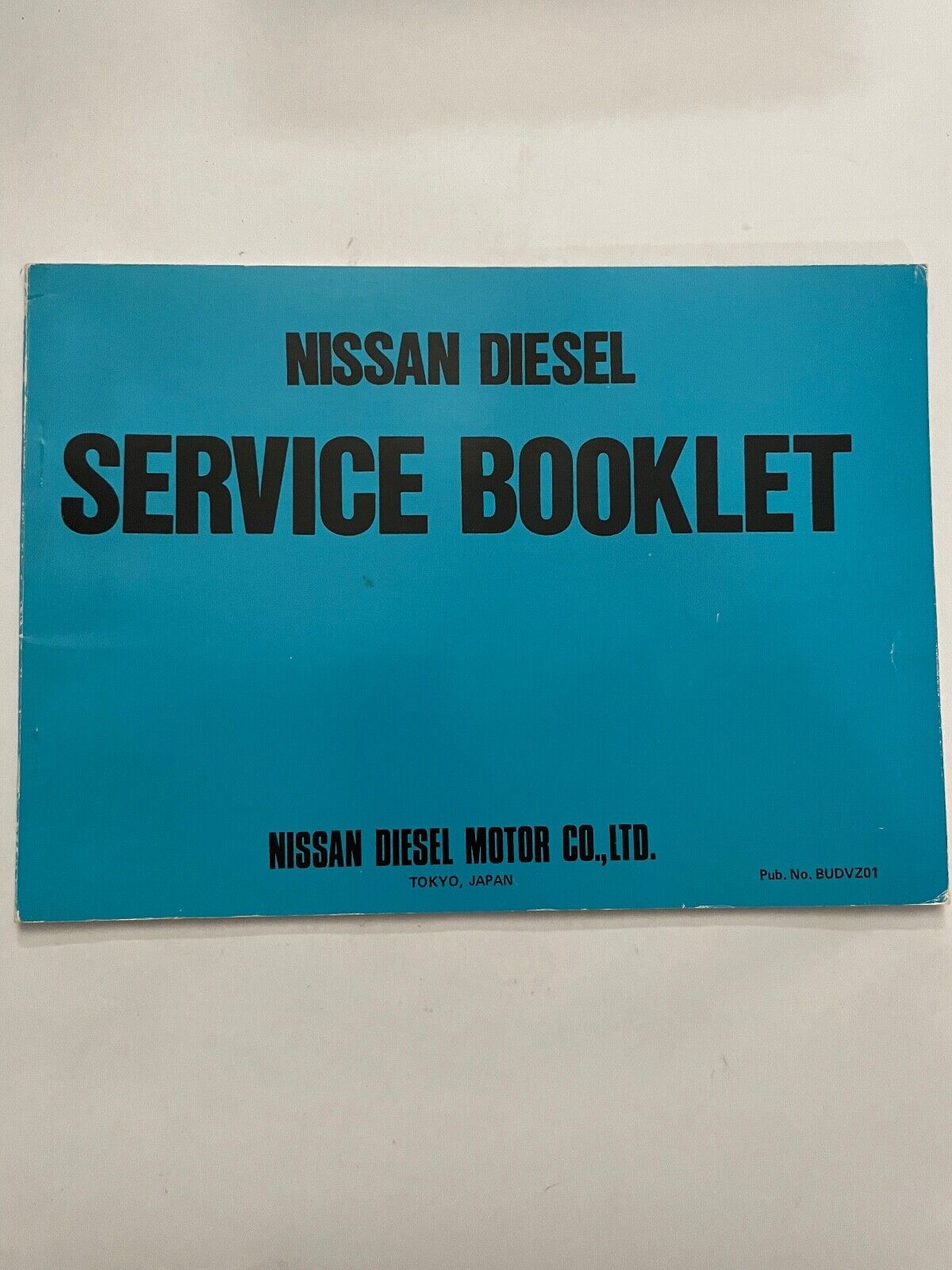 Nissan Diesel Service Booklet unused blank