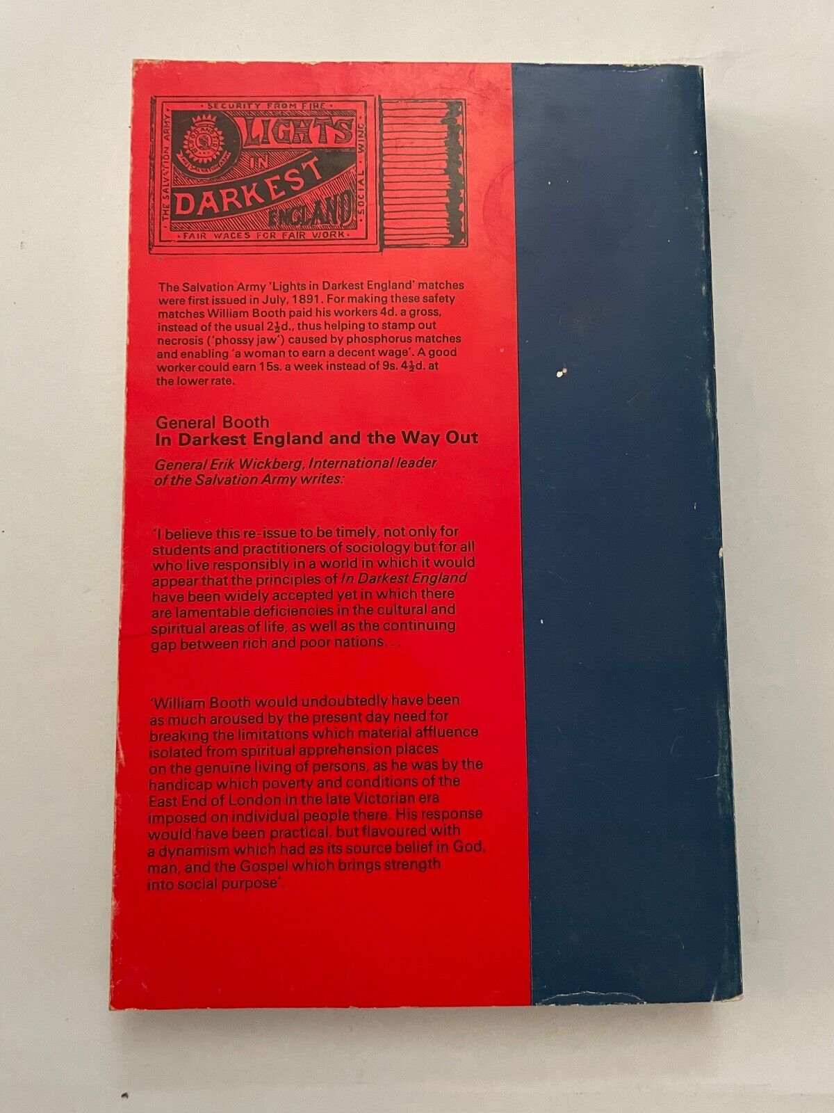 In Darkest England and the Way Out by Charles Booth (Paperback, 1970)