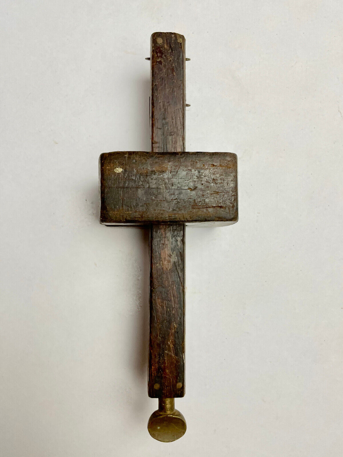 Antique Brass & Rosewood 8" Scribe