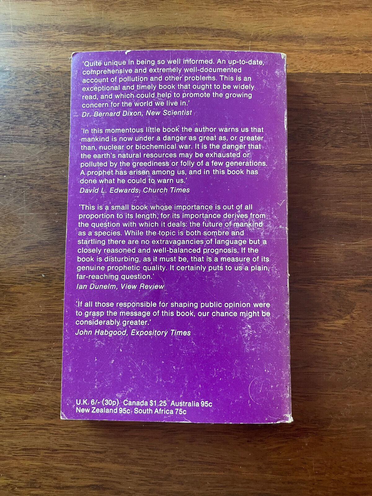 Can Man Survive by Hugh Montefiore