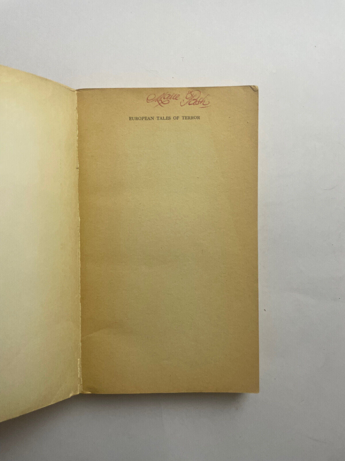 European Tales Of Terror by JJ Strating 1968