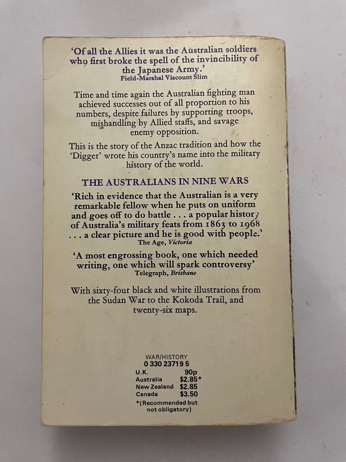 The Australians in nine wars: Waikato to Long Tan by Firkins, Peter C