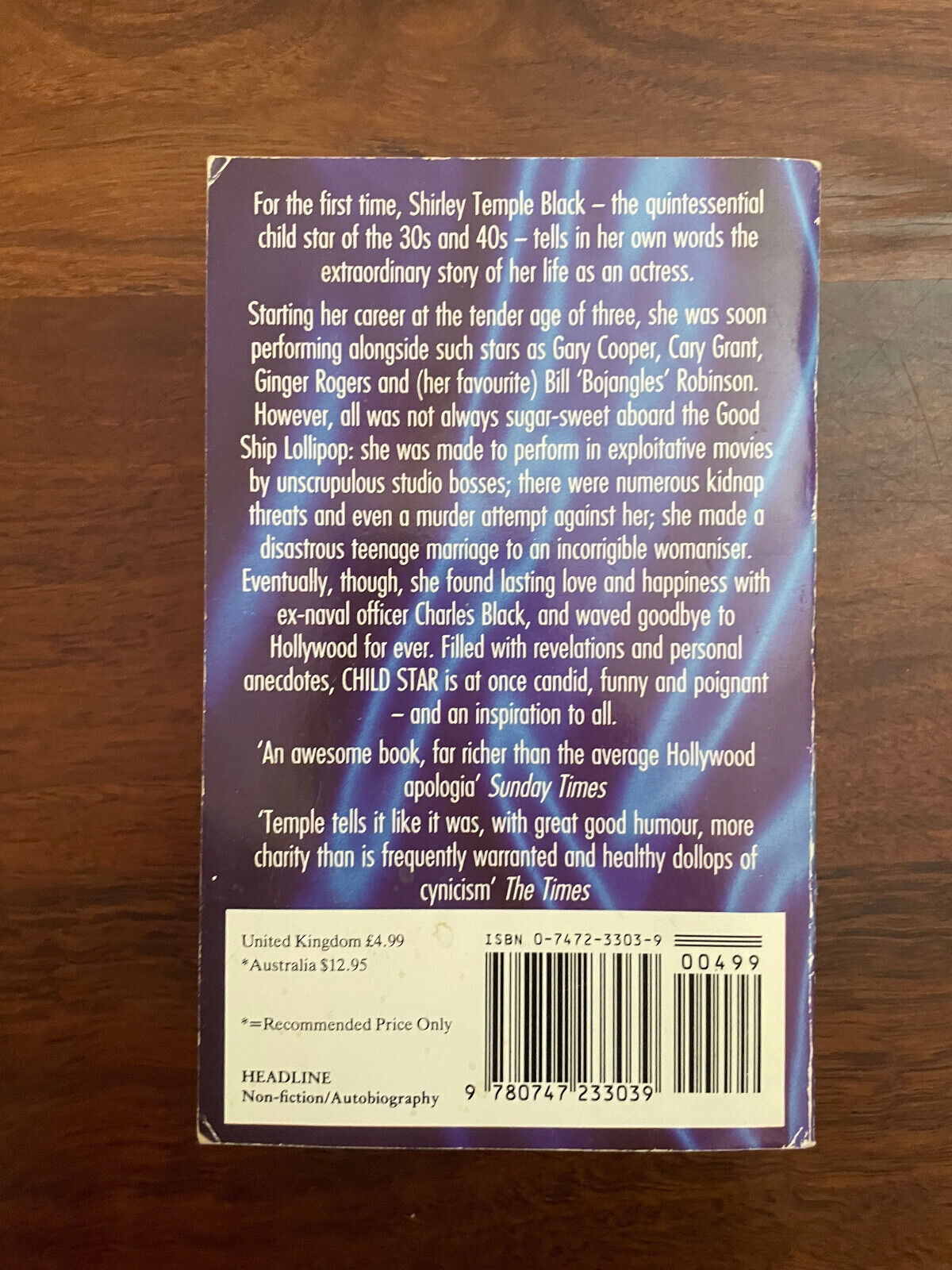 Child Star: An Autobiography, Temple, Shirley