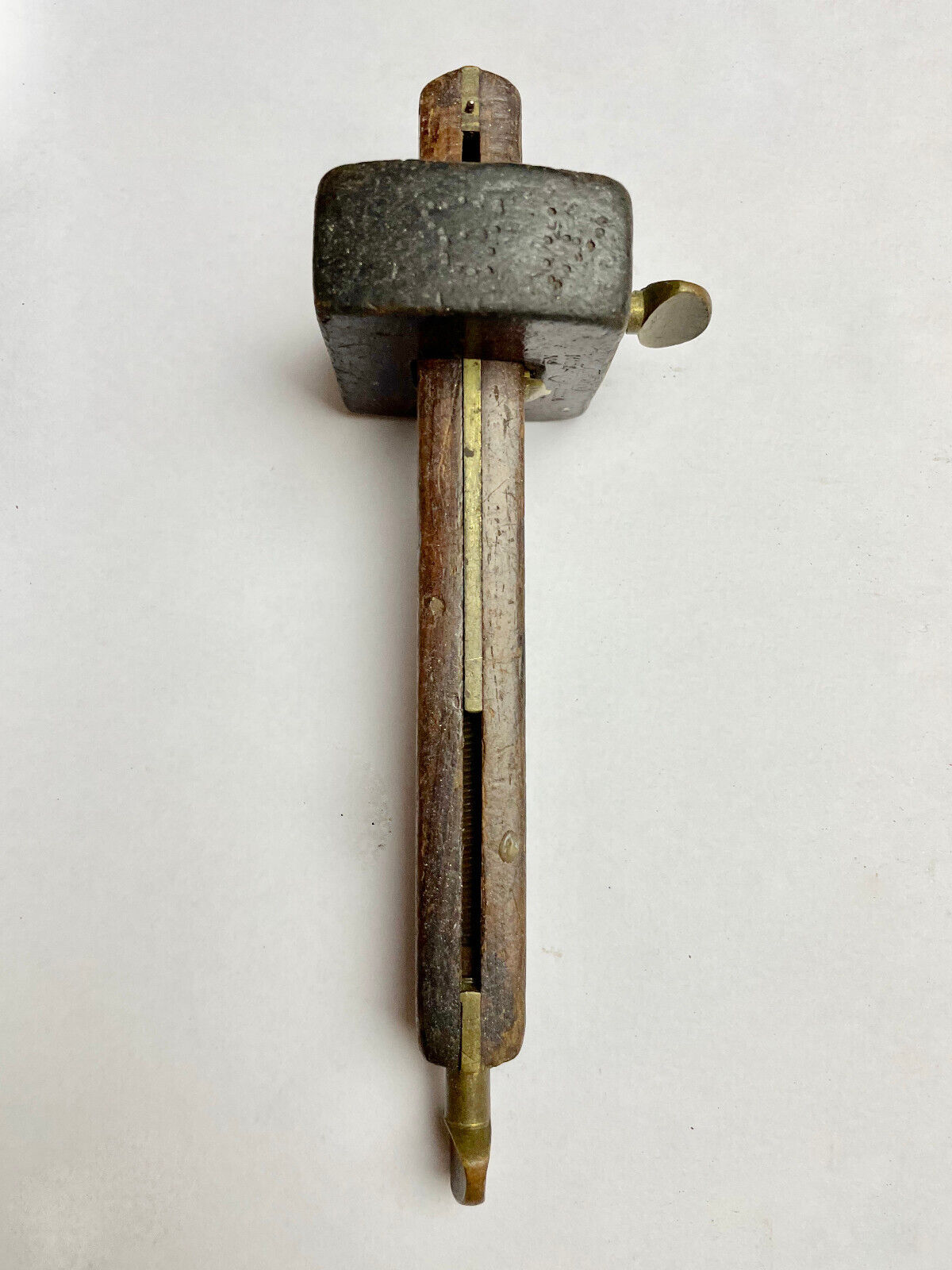 Antique Brass & Rosewood 8" Scribe