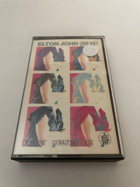 Elton John Leather Jackets Cassette tape album 1986