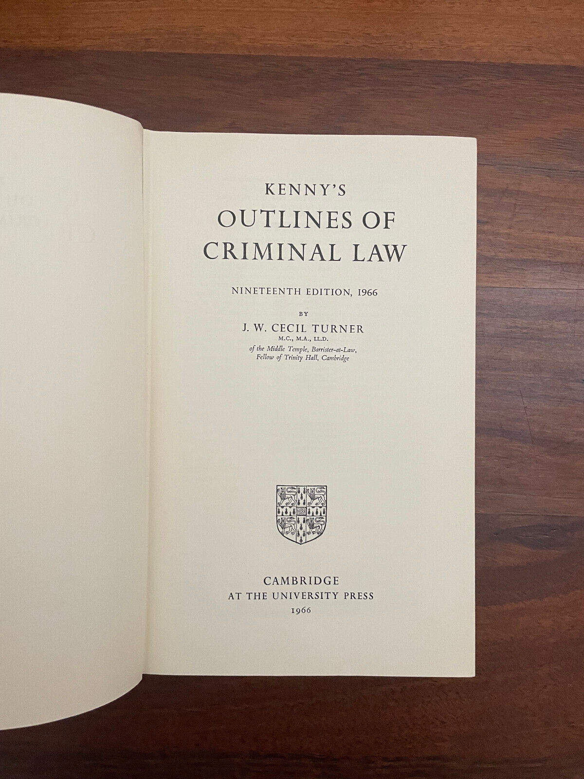 Kenny's Outlines Of Criminal Law 19th Ed By Turner