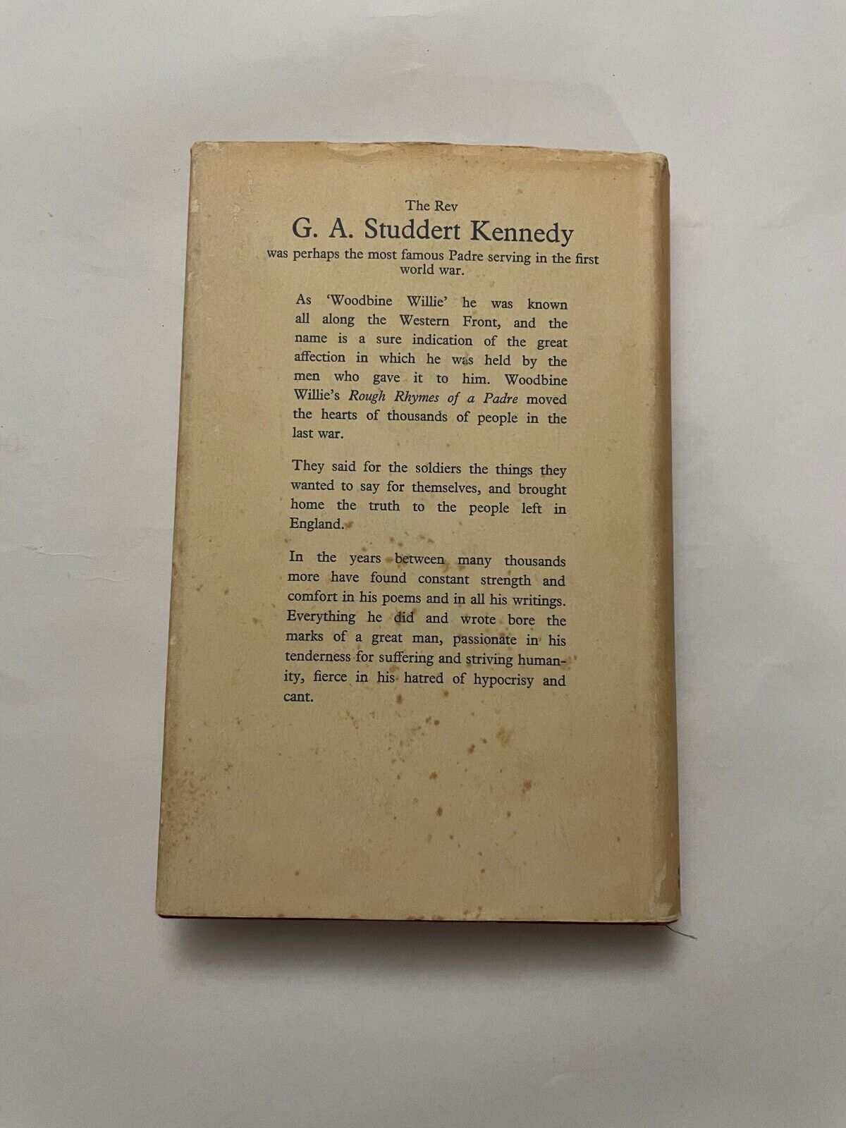 The Unutterable Beauty by G A Studdert Kennedy