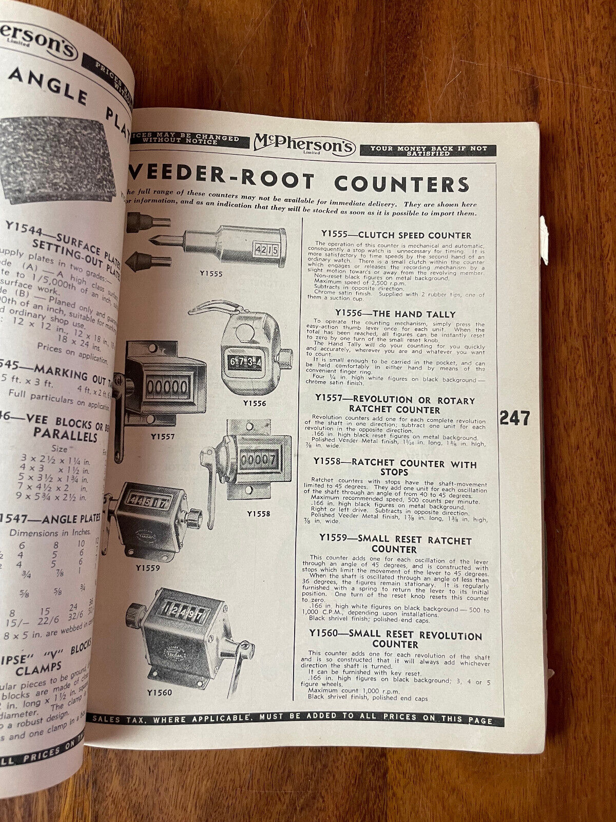 McPherson's Pty Ltd Tools and Machinery Catalogue 1949
