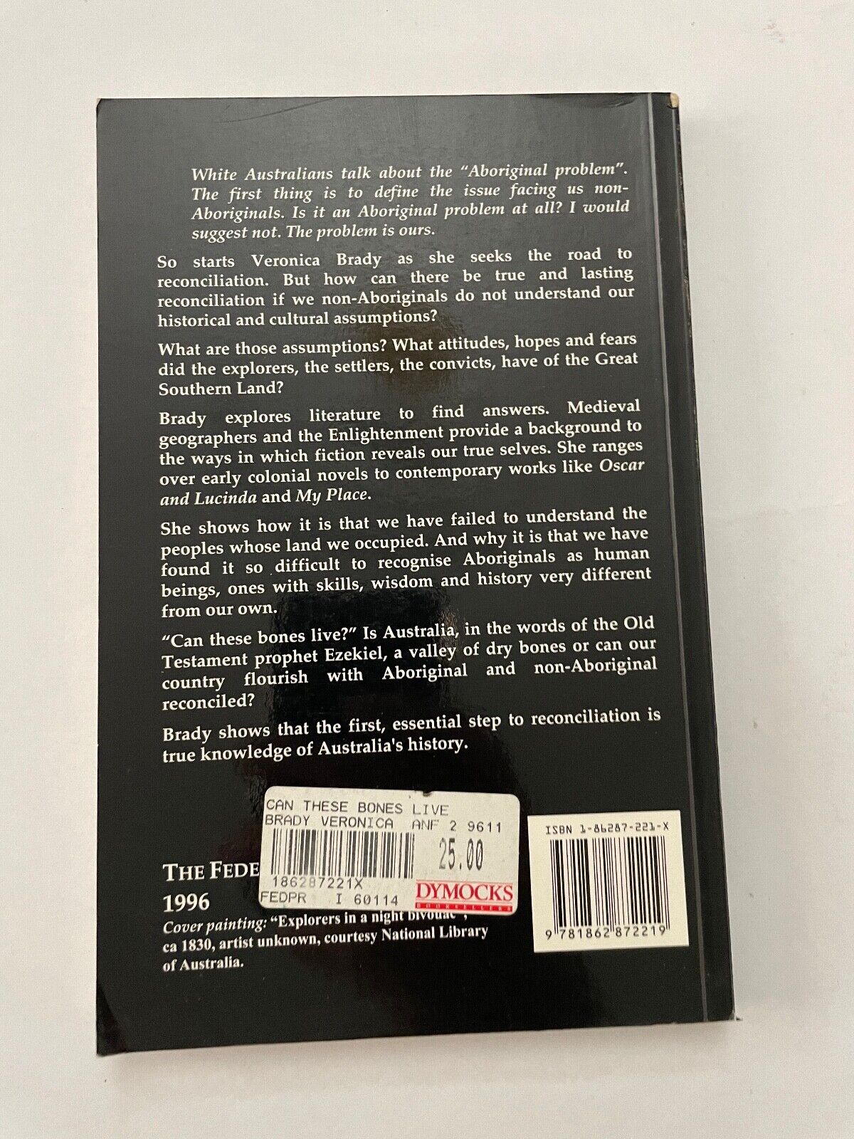 Can These Bones Live? Veronica Brady. Aboriginal Australia 1996