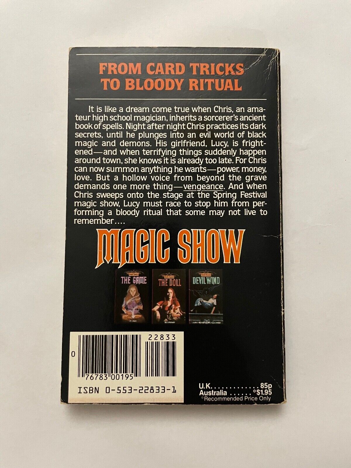 Magic Show (Dark Forces) by Laurie Bridges & Paul Alexander (Paperback, 1984)