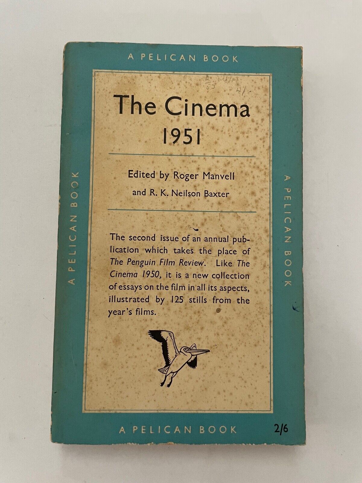 The Cinema, 1951 by Roger Manvell (Pelican Books)