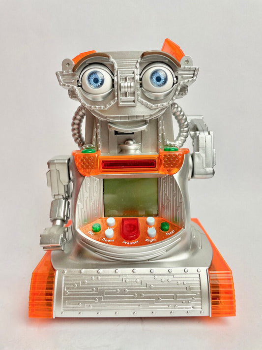 Furby fake IR-V 2001 knockoff furby LCD screen orange and silver EXTREMELY RARE