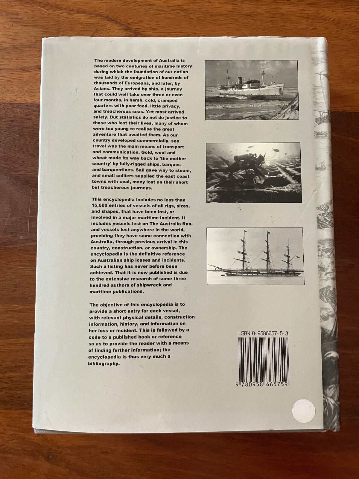 Encyclopedia of Australian Shipwrecks: And Other Maritime Incidents, Including