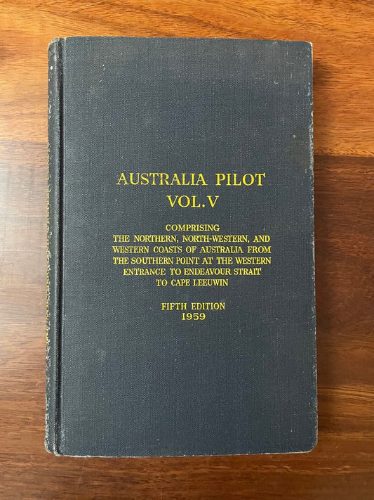 Australia Pilot Vol V (Fifth edition, 1959)