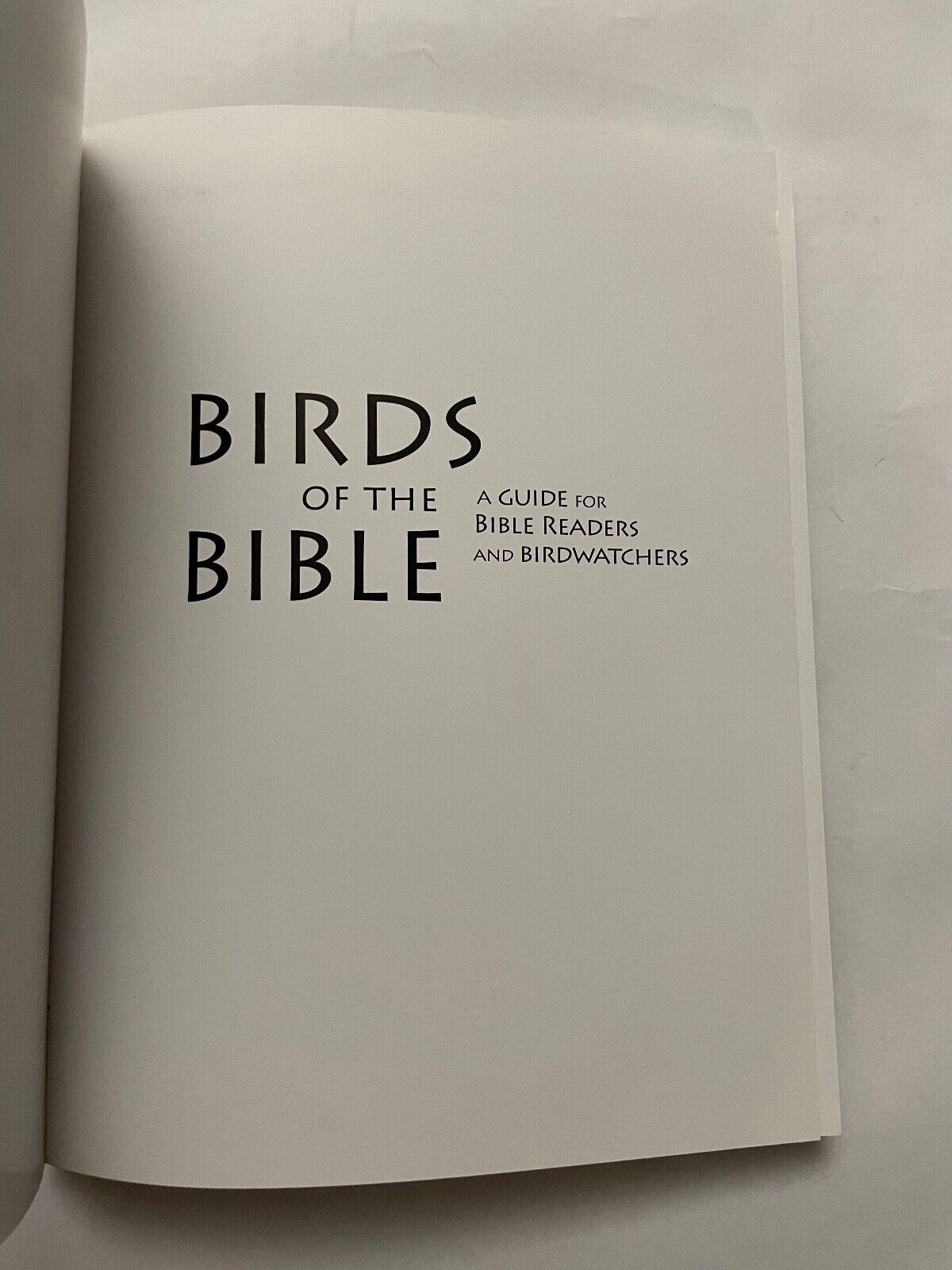 Birds of the Bible: A Guide for Bible Readers and Birdwatchers by Peter Goodfell