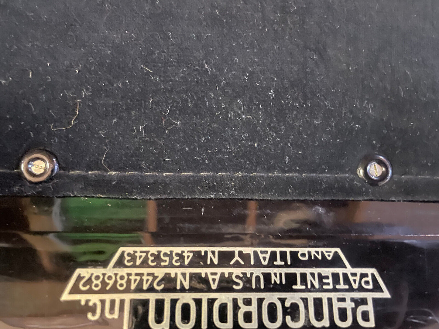 Pancordion Accordion Patent USA 2448682 Italy 435343 Made in Italy 1960s