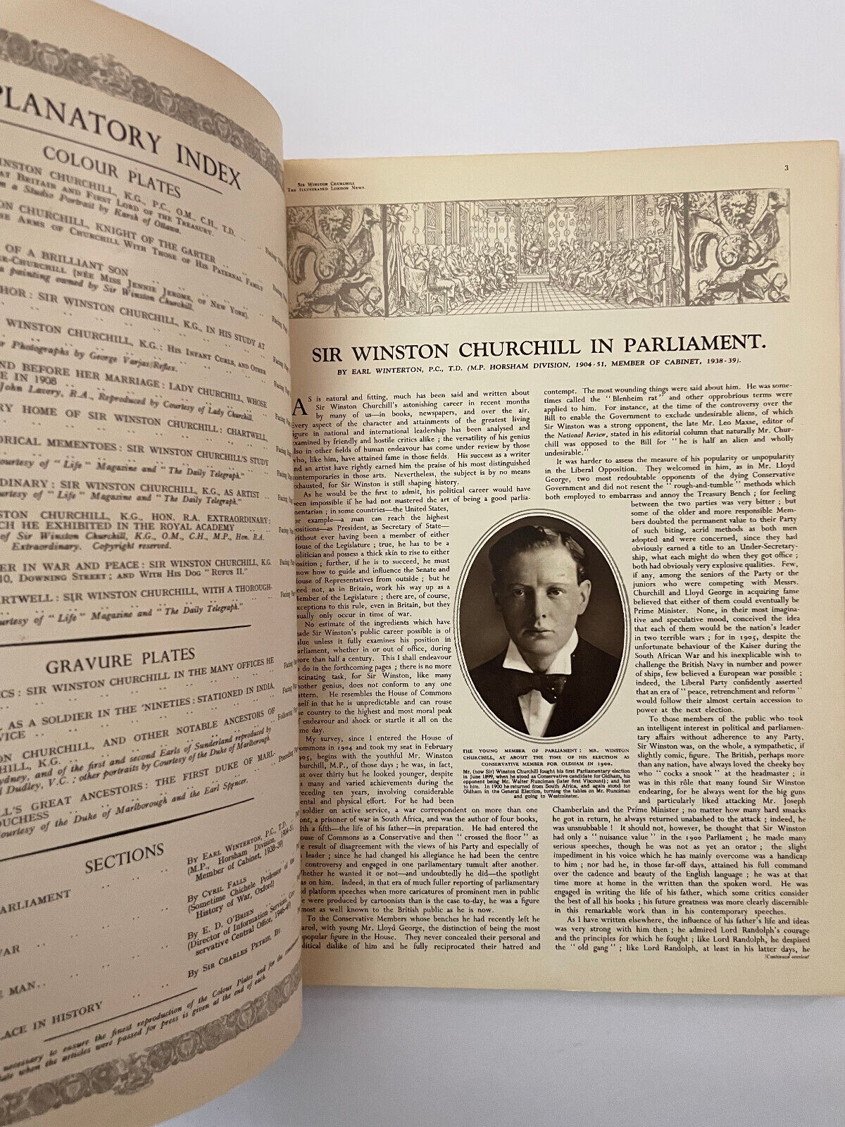 Winston Churchill The Greatest Figure of Our Time by The Illustrated London News