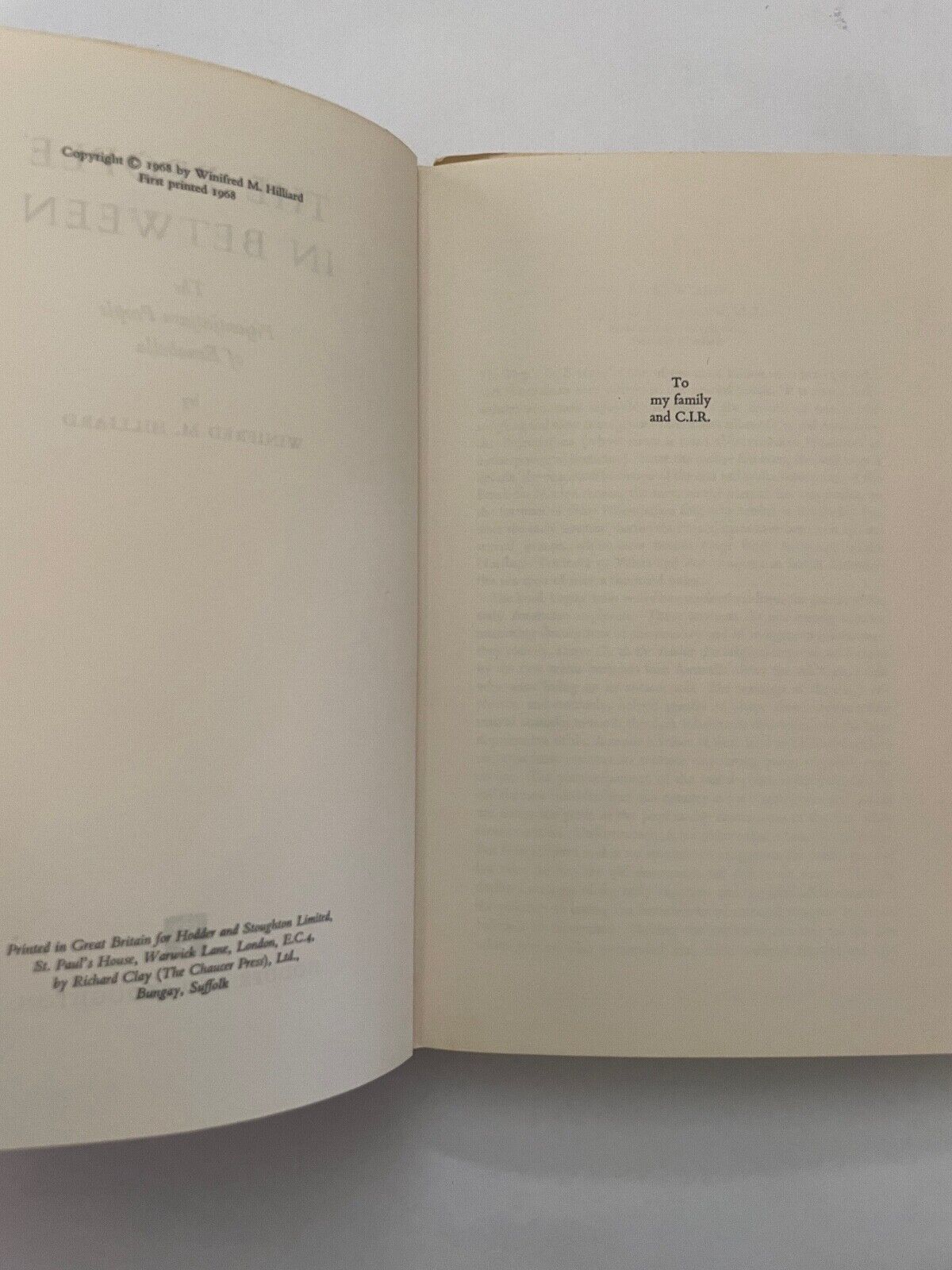 THE PEOPLE IN BETWEEN Pitjantjatjara People of Ernabella 1968 SIGNED W Hilliard