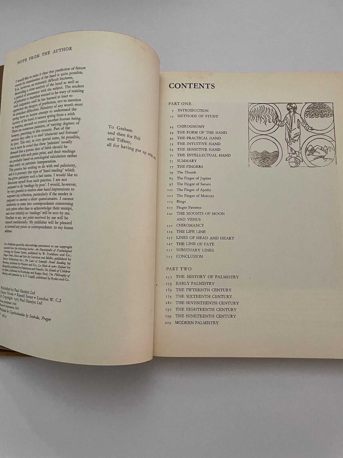 Book of the Hand an Illustrated History by Gettings, Fred
