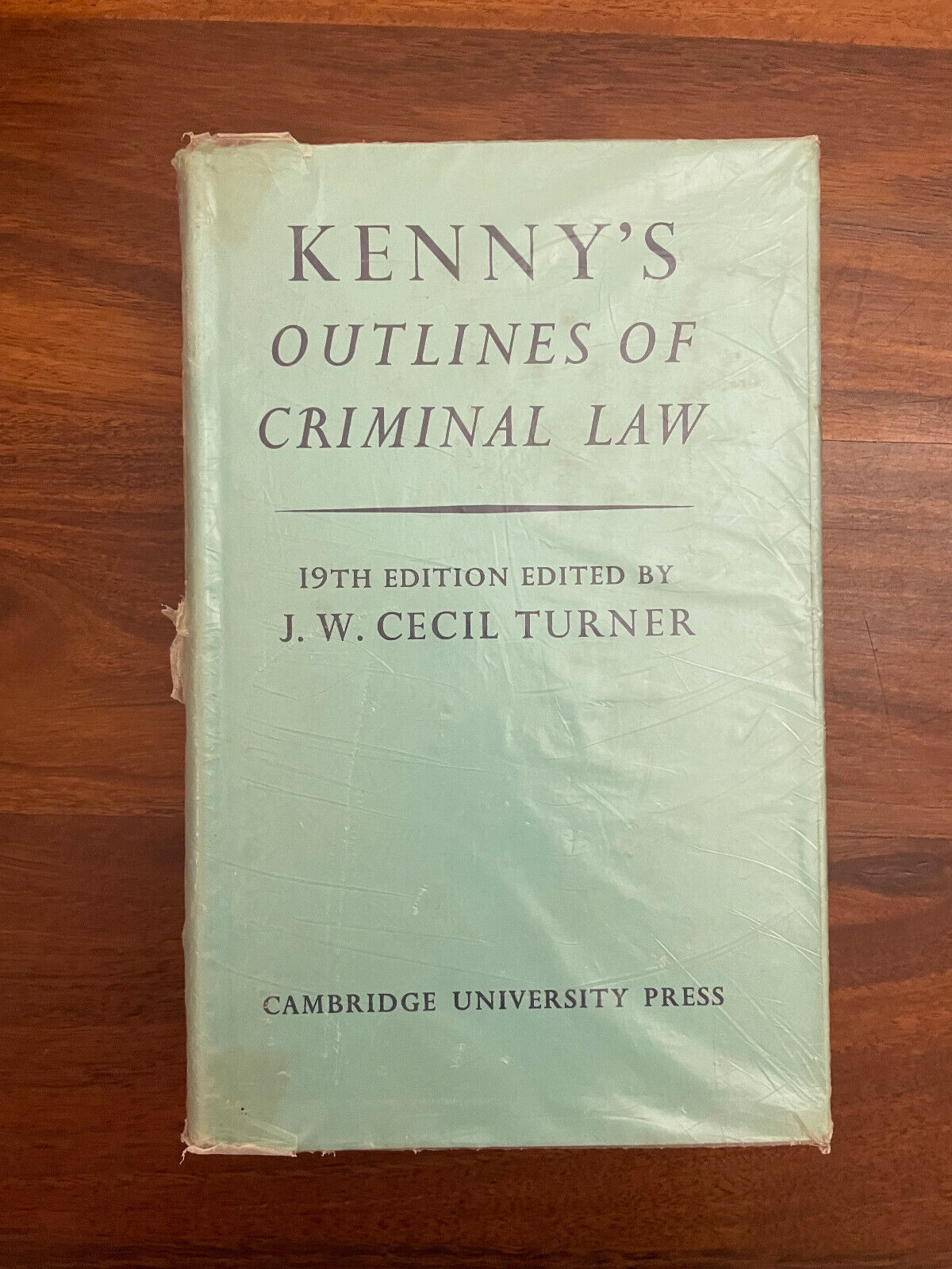 Kenny's Outlines Of Criminal Law 19th Ed By Turner