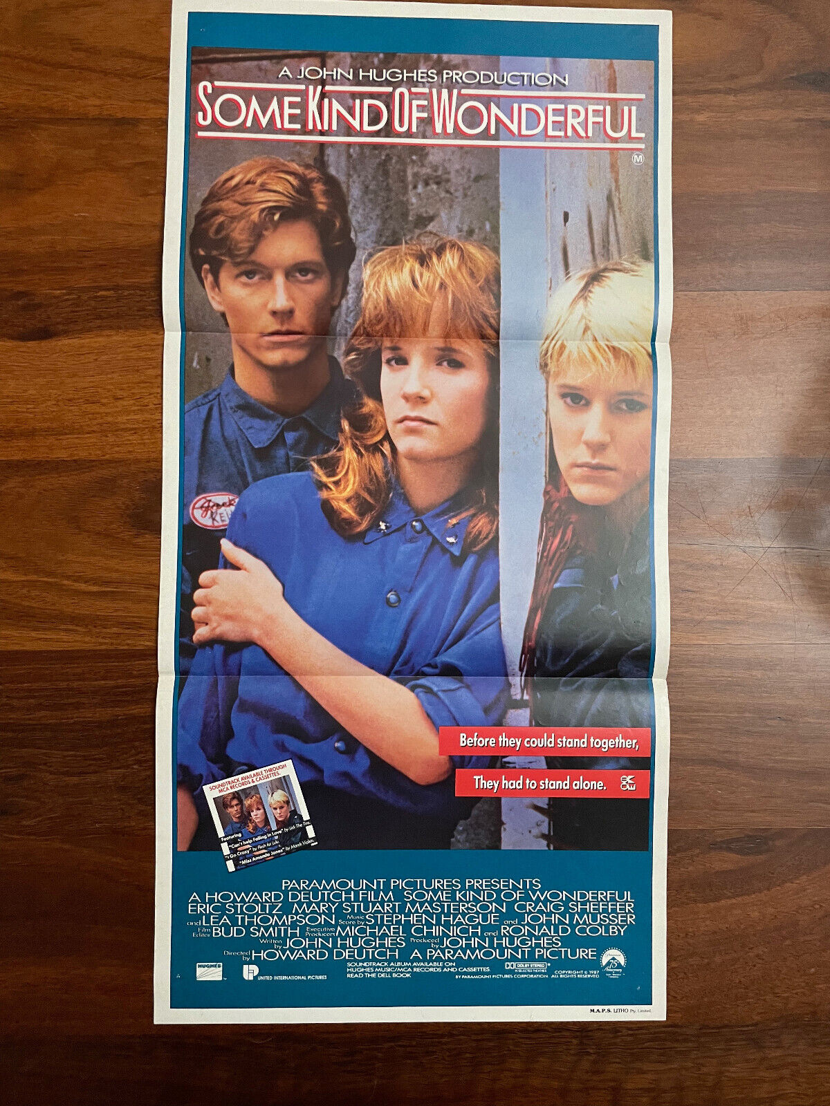 Some Kind of Wonderful Original 1987 Australian daybill movie poster John Hughes