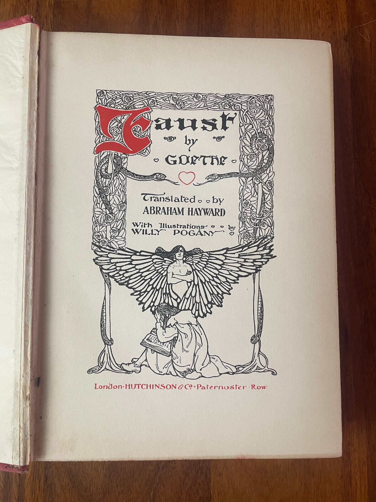 FAUST Goethe; Abraham Hayward [translator]; Willy Pogany [illustrator]
