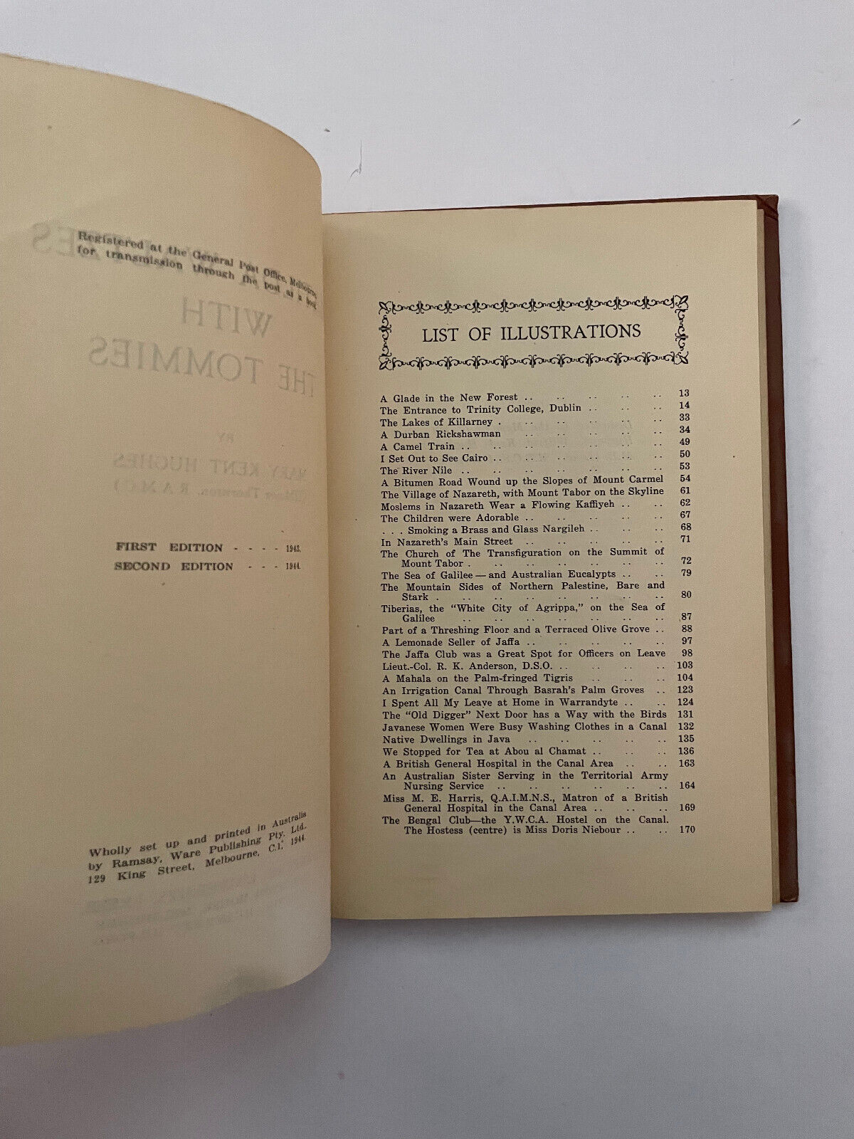 Mary Kent Hughes MATILDA WALTZES WITH THE TOMMIES 1946 HC Book