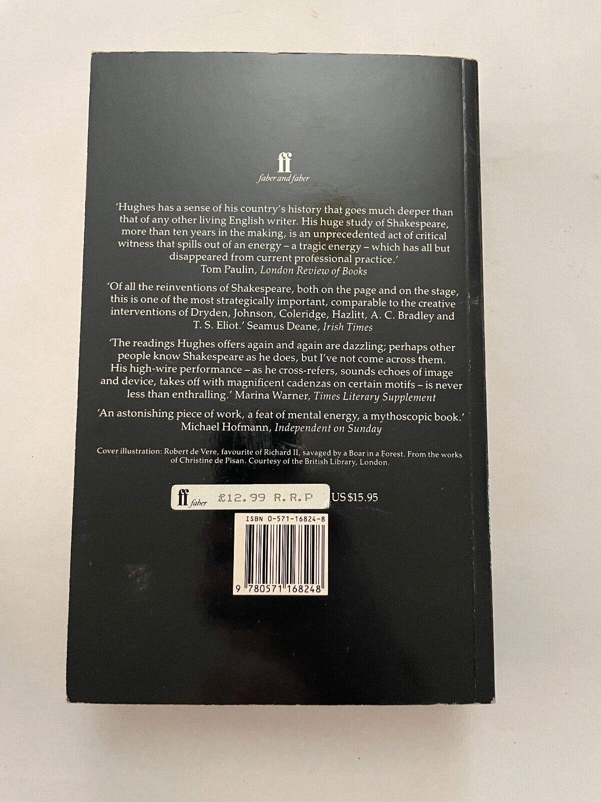 Shakespeare and the Goddess of Complete Being by Ted Hughes (Paperback)