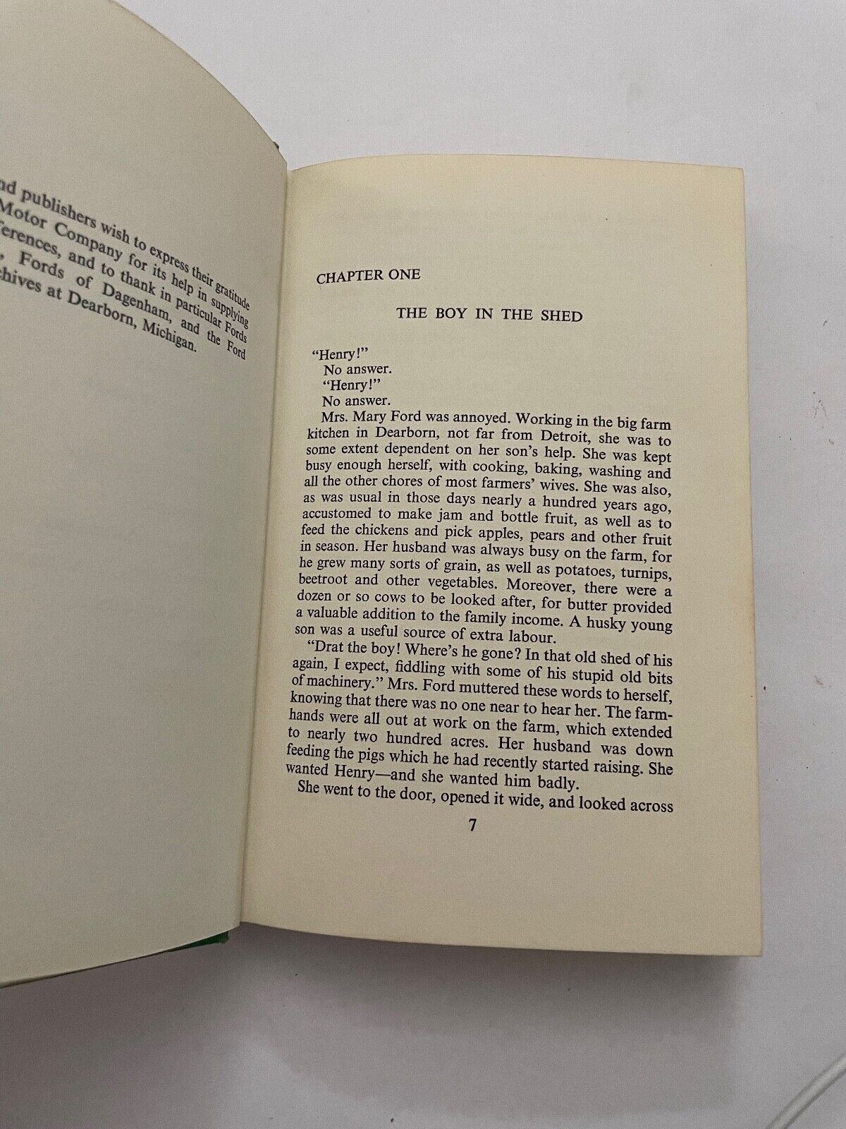 The Automobile Man the story of Henry Ford by John Rowland