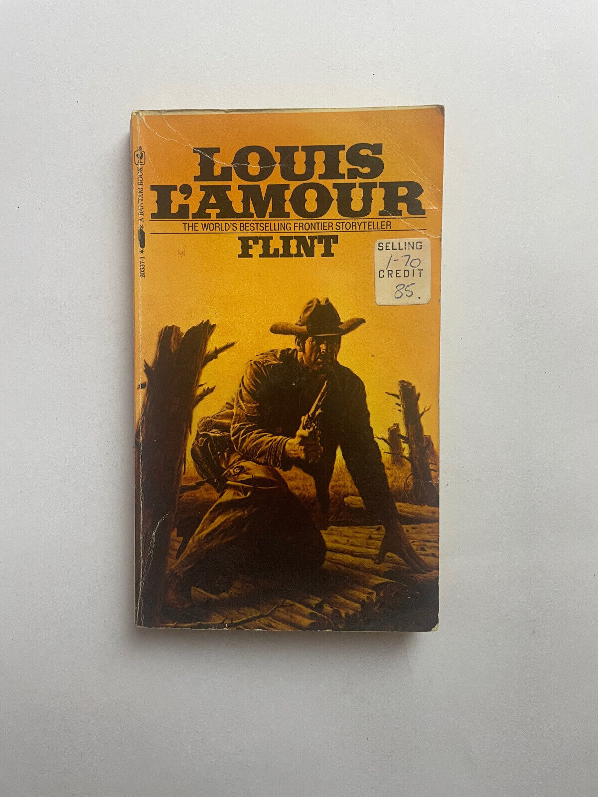Three Louis L'Amour paperbacks Flint, Son of a Wanted Man, War Party