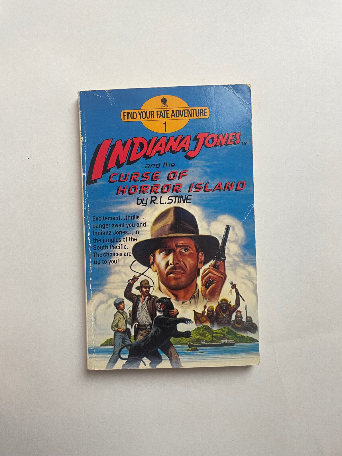 Indiana Jones and the Curse of Horror Island by RL Stine Find Your Fate Adv