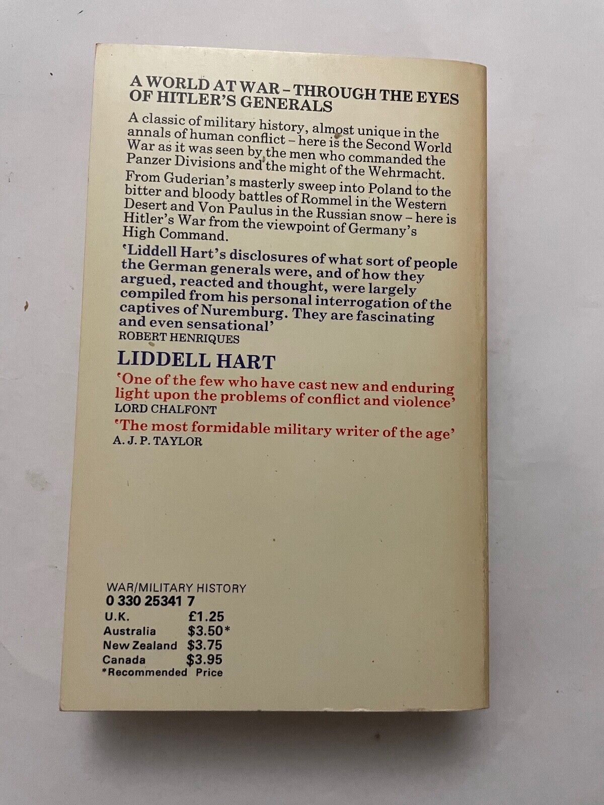 The Other Side of the Hill by Liddell Hart