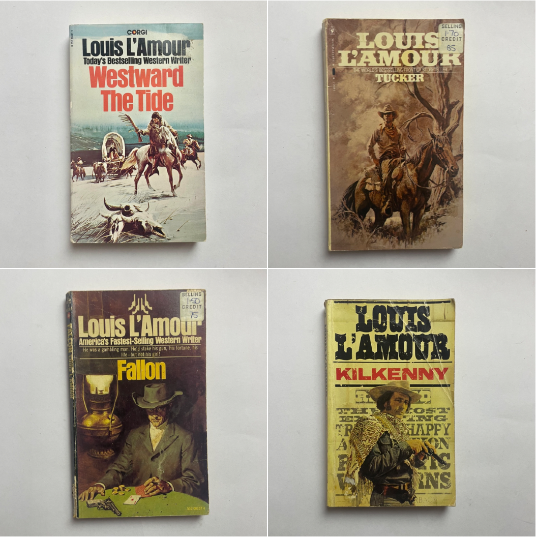 FOUR LOUIS L'AMOUR BOOKS