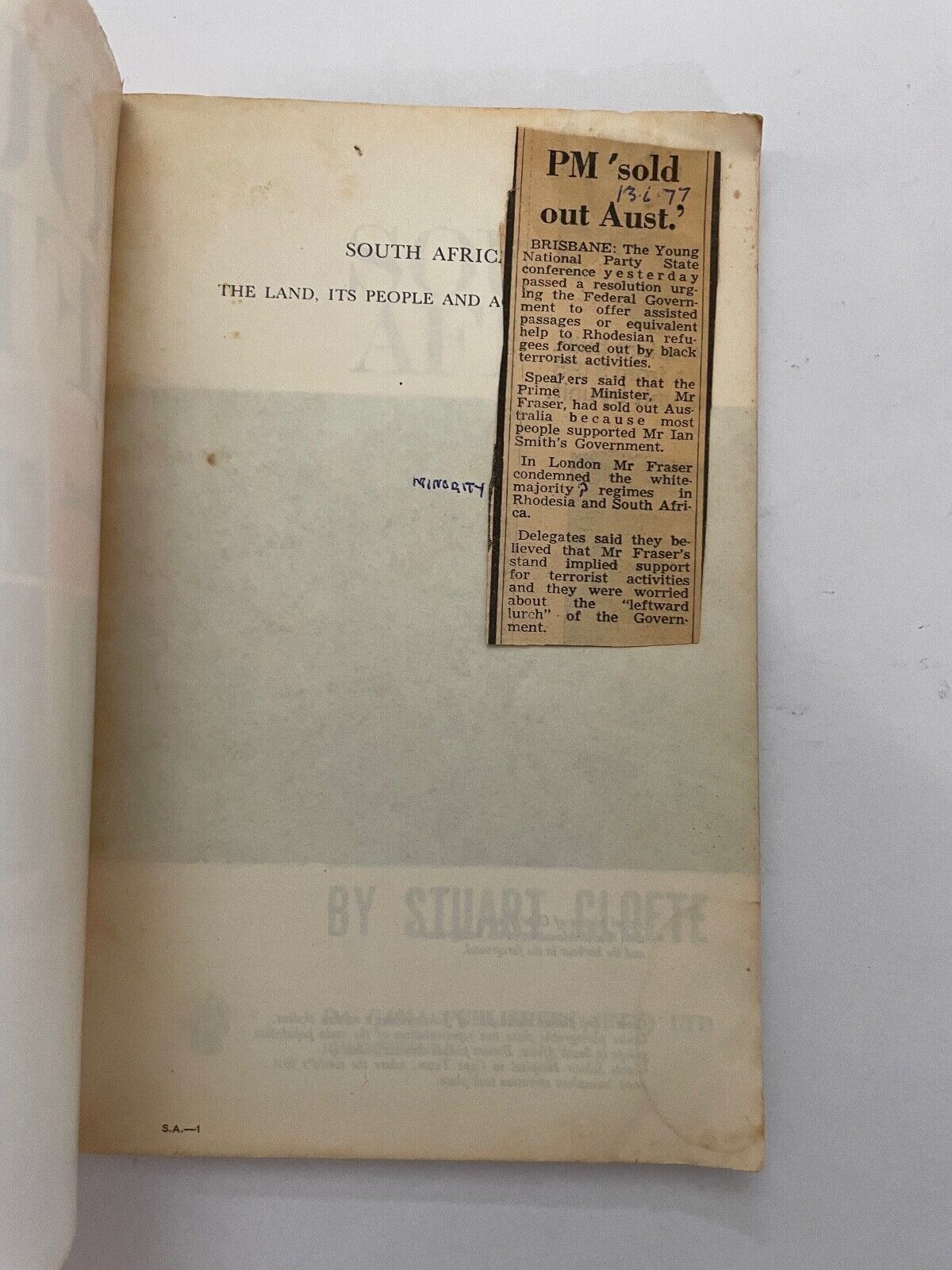 South Africa- The Land, Its People & Achievements