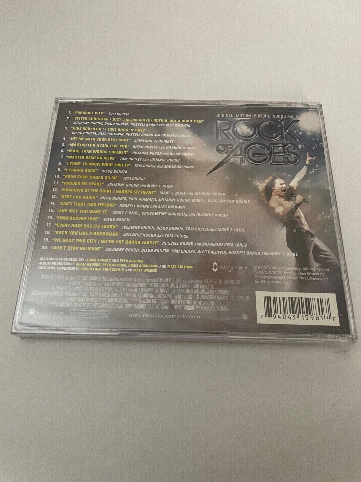 Rock Of Ages - Movie Soundtrack 2012 CD - NEW & SEALED Tom Cruise