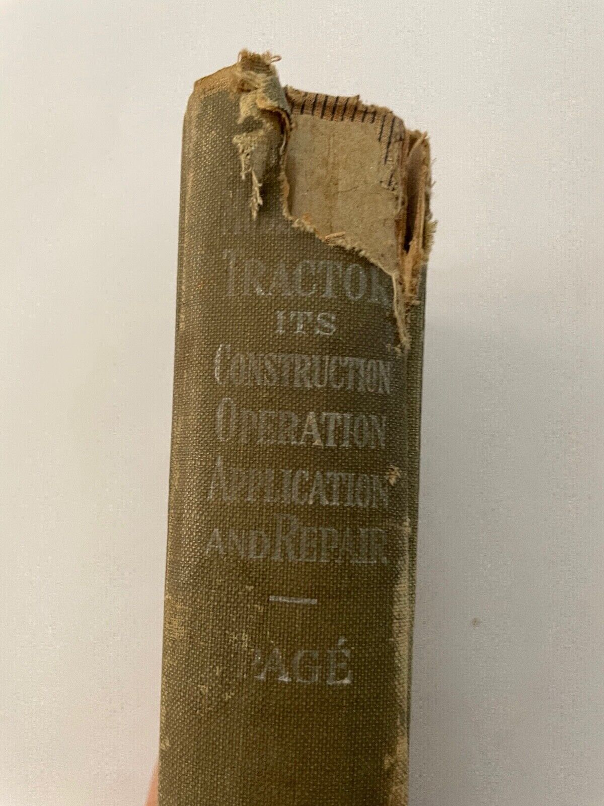 The Modern Gas Tractor by Victor W Page (scarce)
