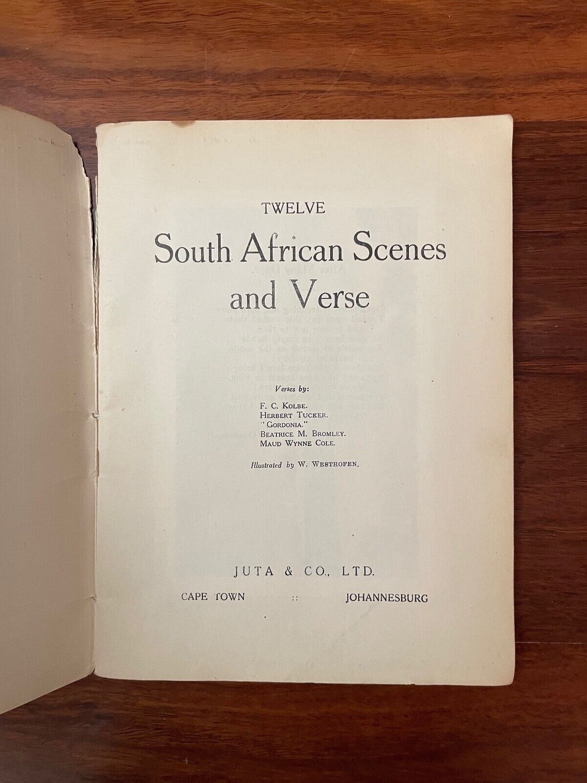 Twelve South African Scenes and Verse